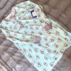 Pillow Talk Scottie Dog Night Shirt - Medium